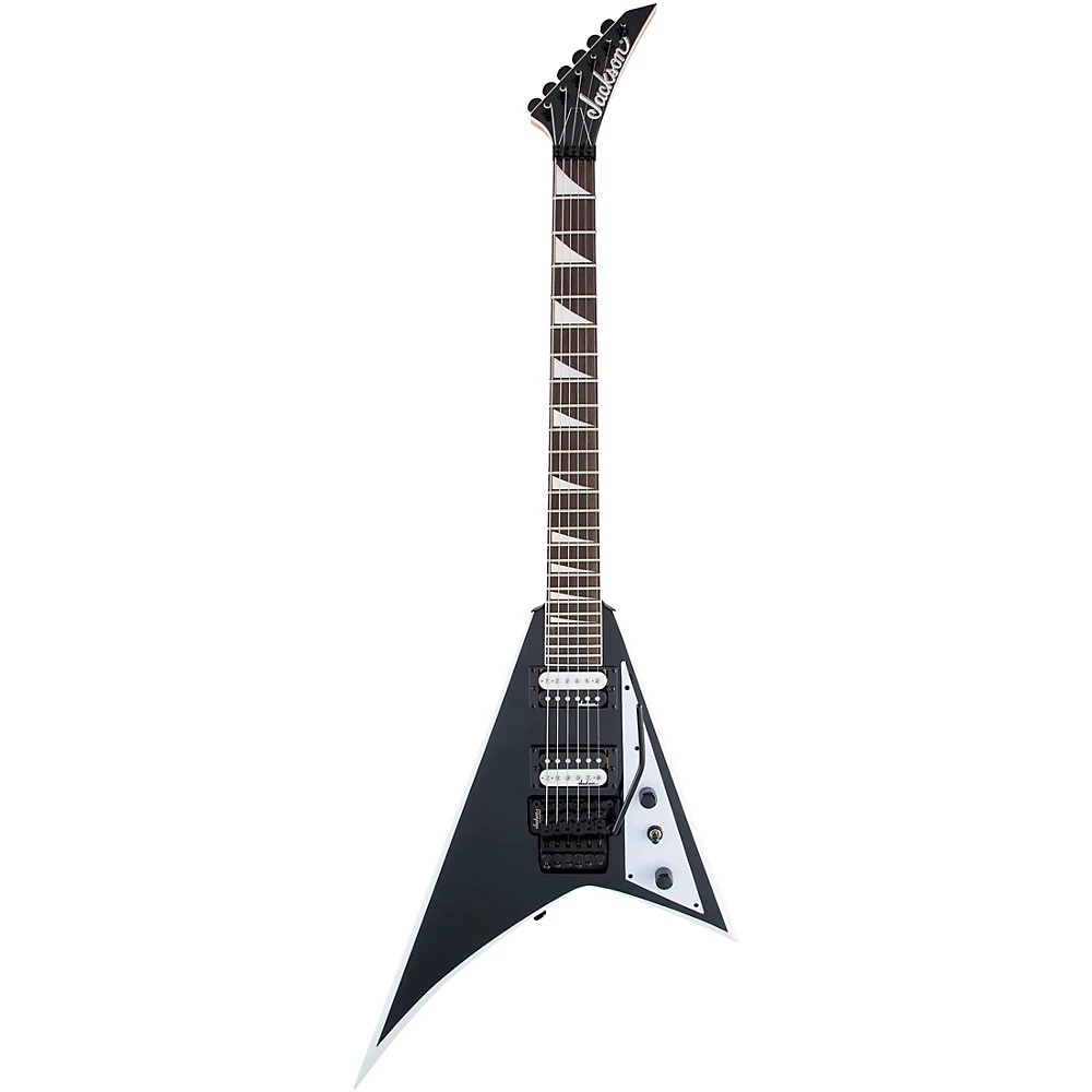 Jackson Rhoads JS32 Electric Guitar Black With White Bevel