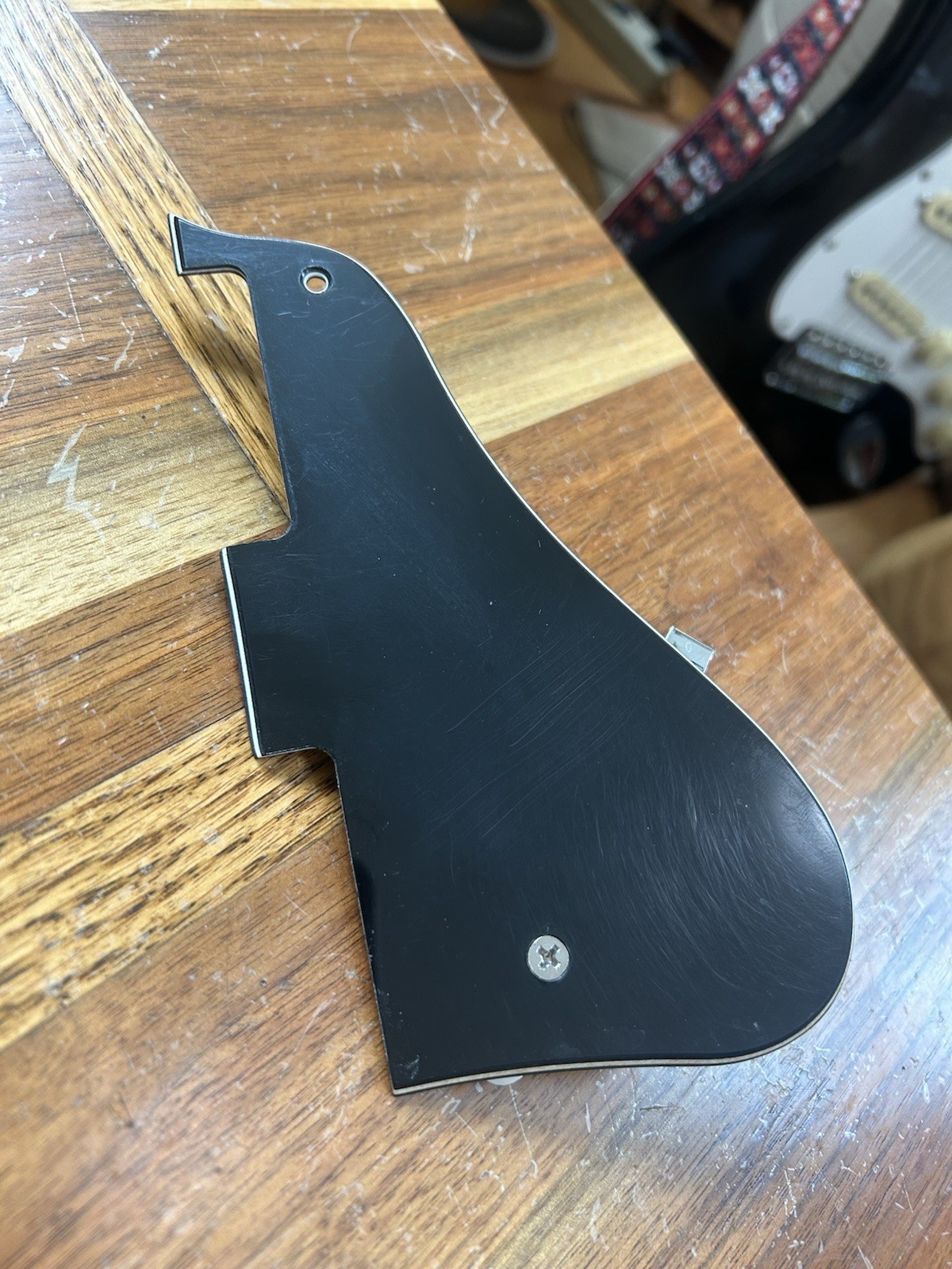Fender Starcaster Black Pick Guard With Bracket EXT COND