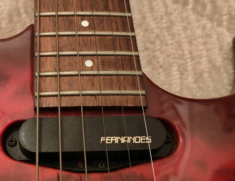 90s Fernandes Super Strat Guitar Gold Hardware Gotoh