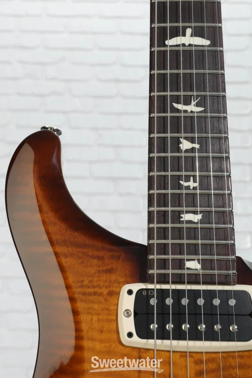 PRS S2 Custom 24-08 Electric Guitar – Black Amber