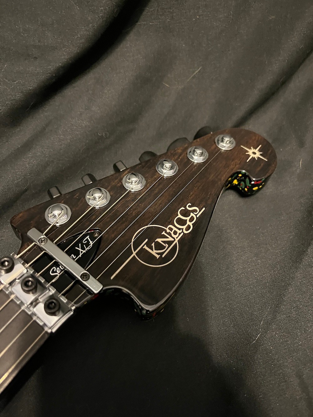2023 Knaggs Severn XF Trembuck Black Splatter Guitar W/OHSC-MINT!