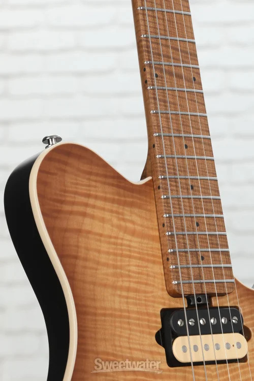 Ernie Ball Music Man Axis Super Sport Electric Guitar – Honey Pot Flame