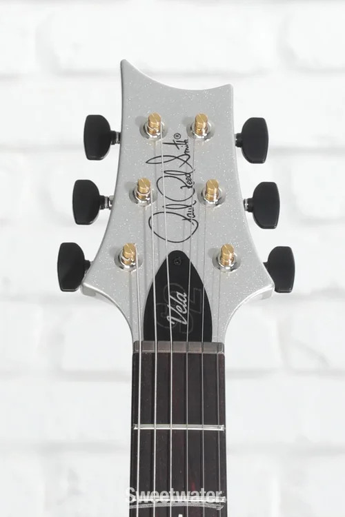 PRS S2 Vela Semi-Hollow Electric Guitar – Platinum Metallic