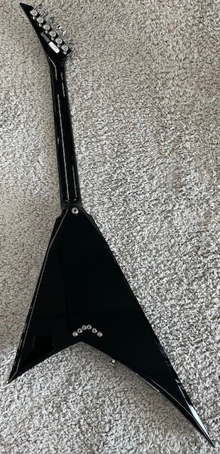 Jackson MJ Series Rhoads RRT, Ebony Fingerboard, Gloss Black elec. guitar – Demo