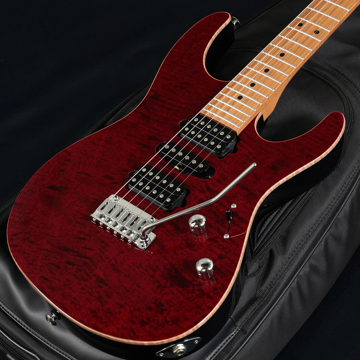 Suhr / Modern Plus Chili Pepper Red Roasted Maple 3.57Kg Surgitators