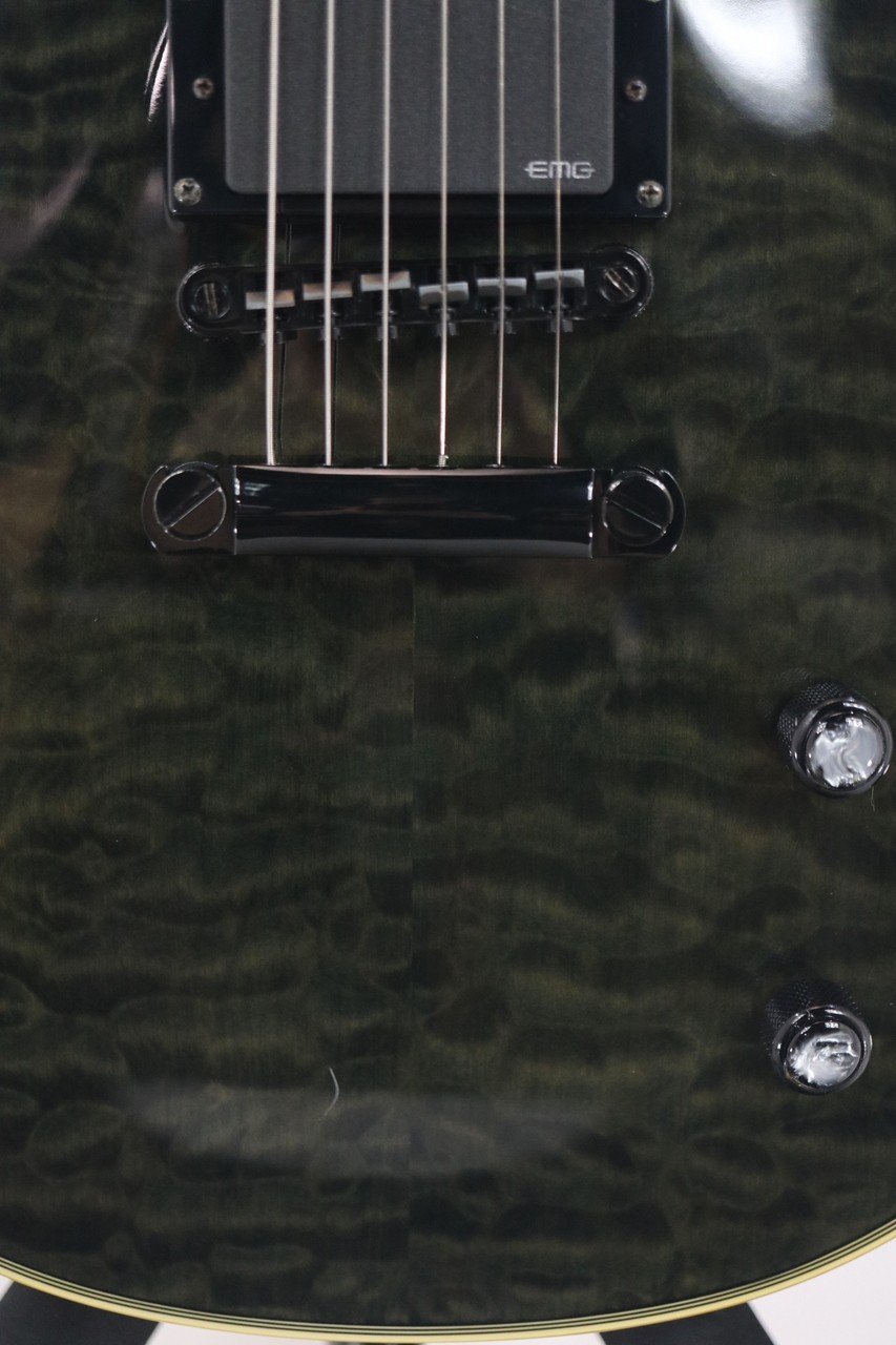 Epiphone Les Paul Custom Prophecy Plus EX Electric Guitar Black Quilted Maple
