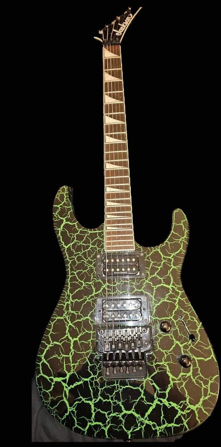 Jackson X Series Soloist SLX Green Crackle Electric Guitar