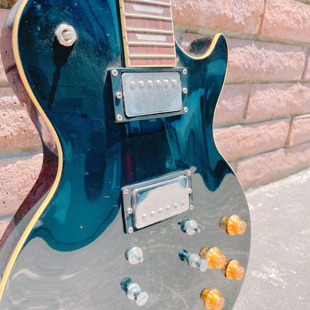 Legend electric guitar black Les Paul Bocchi the Rock