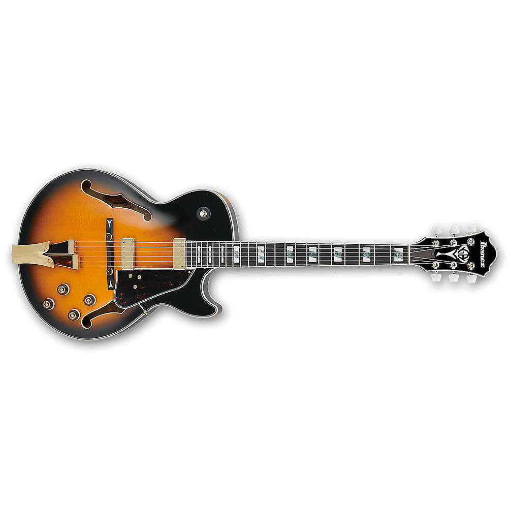 Ibanez GB10SE George Benson Brown Sunburst BS Hollow Body + Hardshell Case GB-10