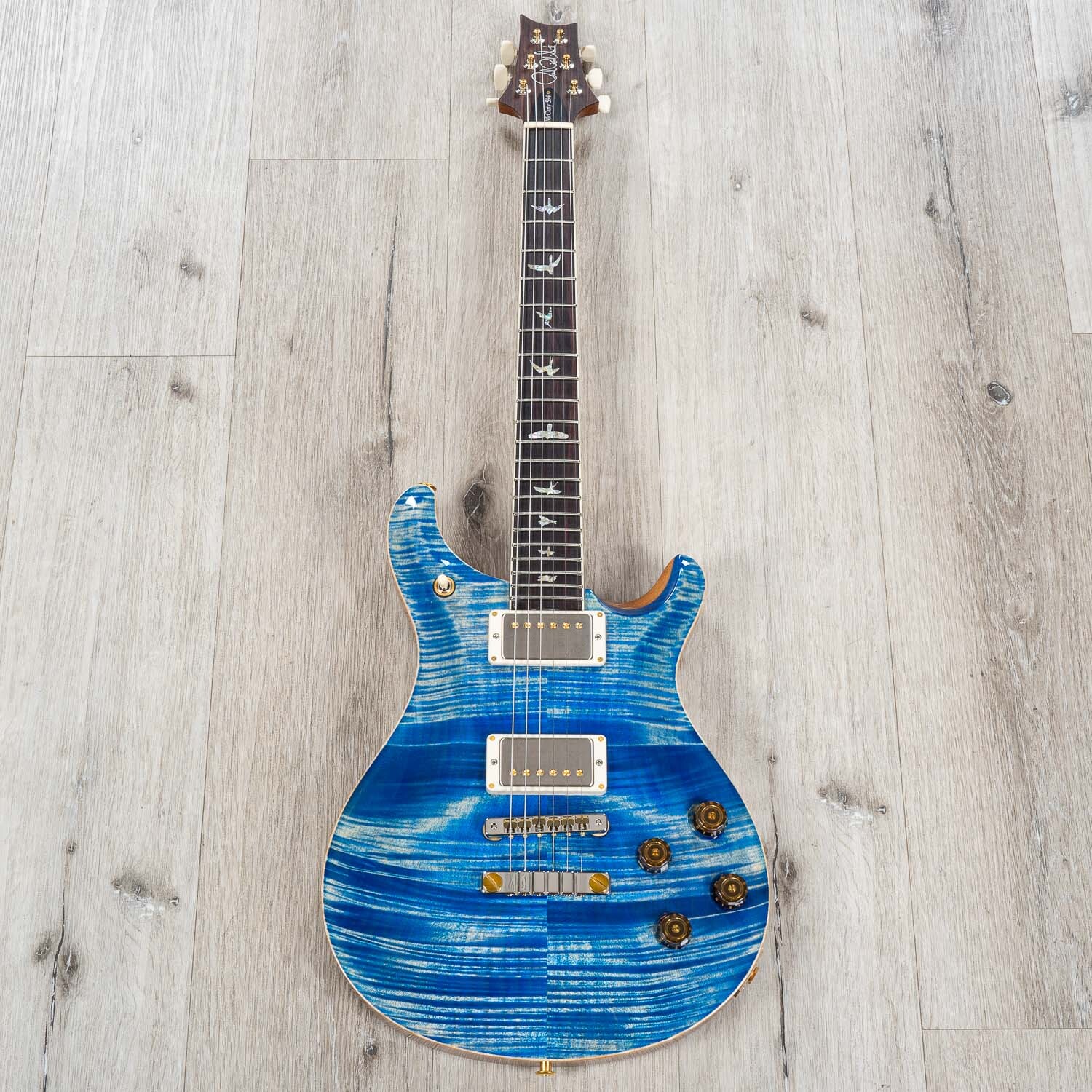 PRS Paul Reed Smith McCarty 594 10-Top Guitar, Wing Tuners, Faded Blue Jean