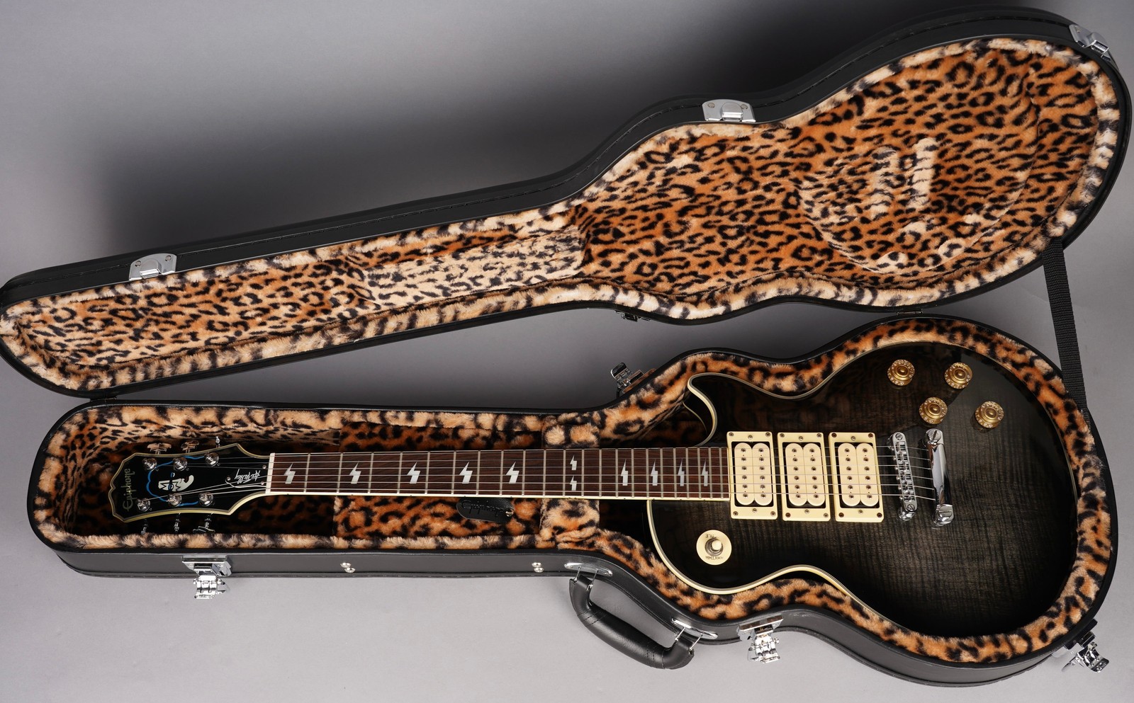 Epiphone Ace Frehley Signature Les Paul Custom – 1999 – Black Burst w/HSC