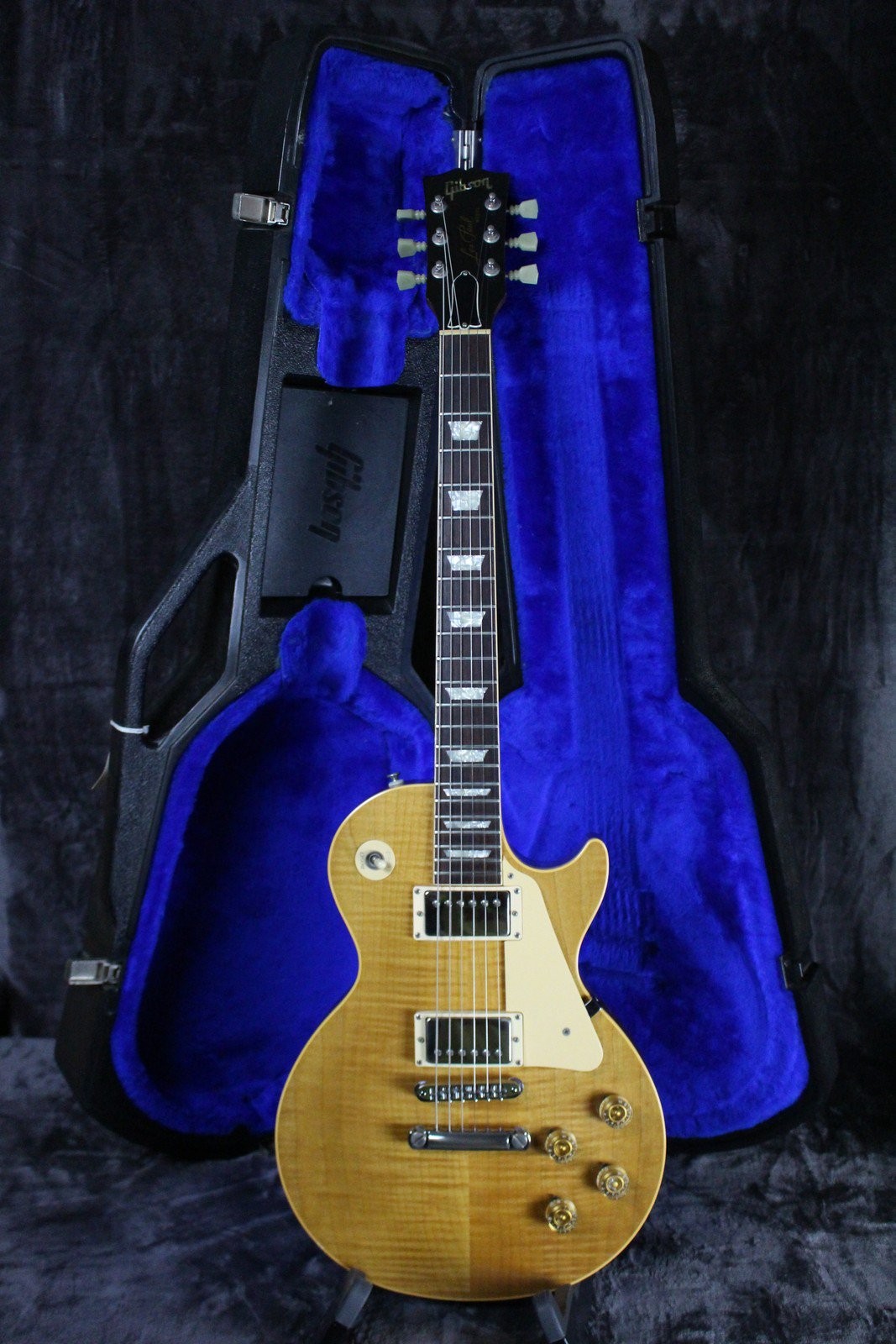 1984 Gibson Les Paul Standard Antique Natural 2-Piece Flame Maple Top w/ Tim…