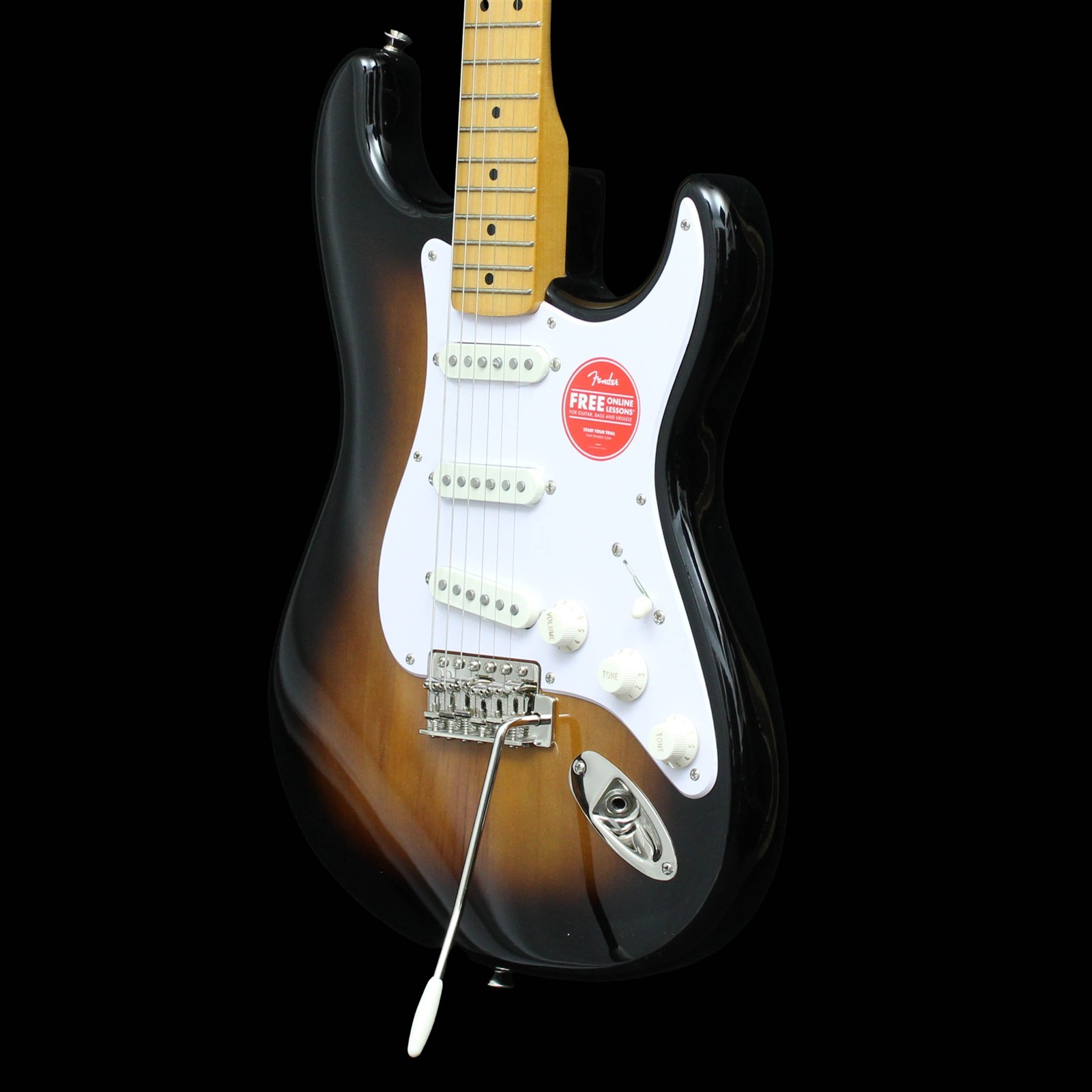 Squier Classic Vibe ’50s Stratocaster, Maple Fingerboard, 2-Color Sunburst