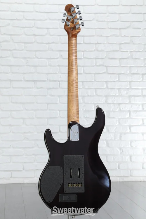 Ernie Ball Music Man Luke 4 HH Electric Guitar – Transparent Purple Burst with