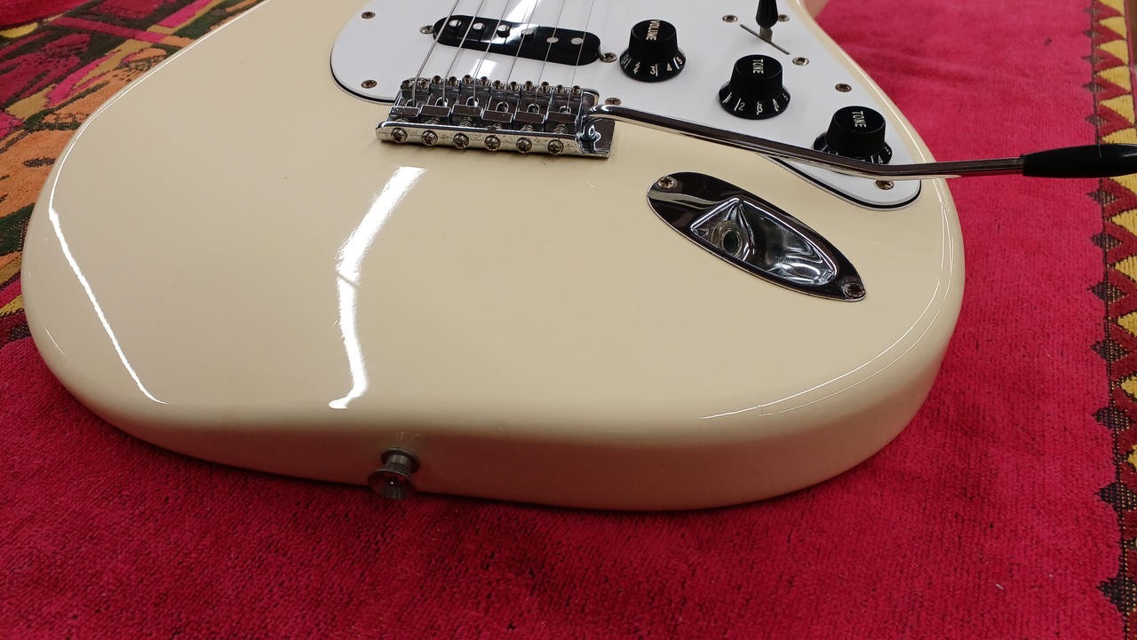 Fender Japan Stratocaster Guitar ST72-US Olympic White Large Head