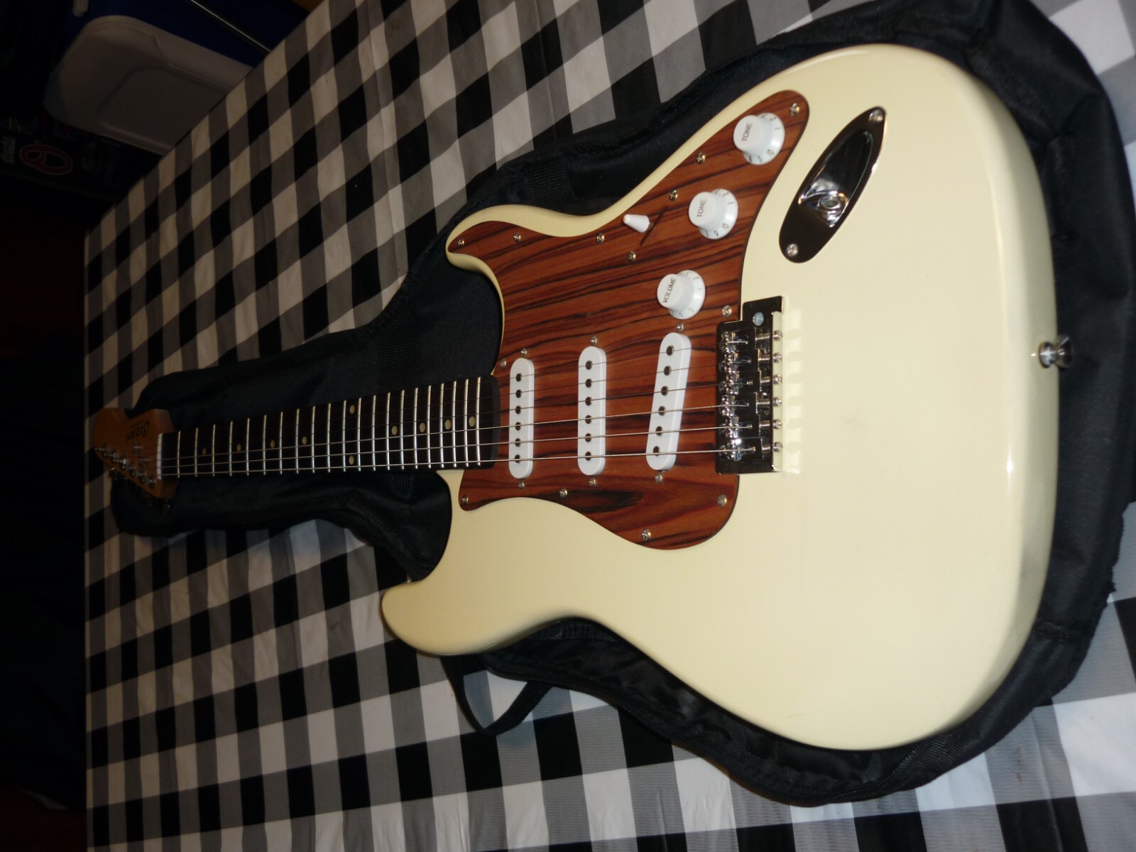 Cozart Blonde S-Type RH Stratocaster Electric Guitar + Gigbag + Case Candy !
