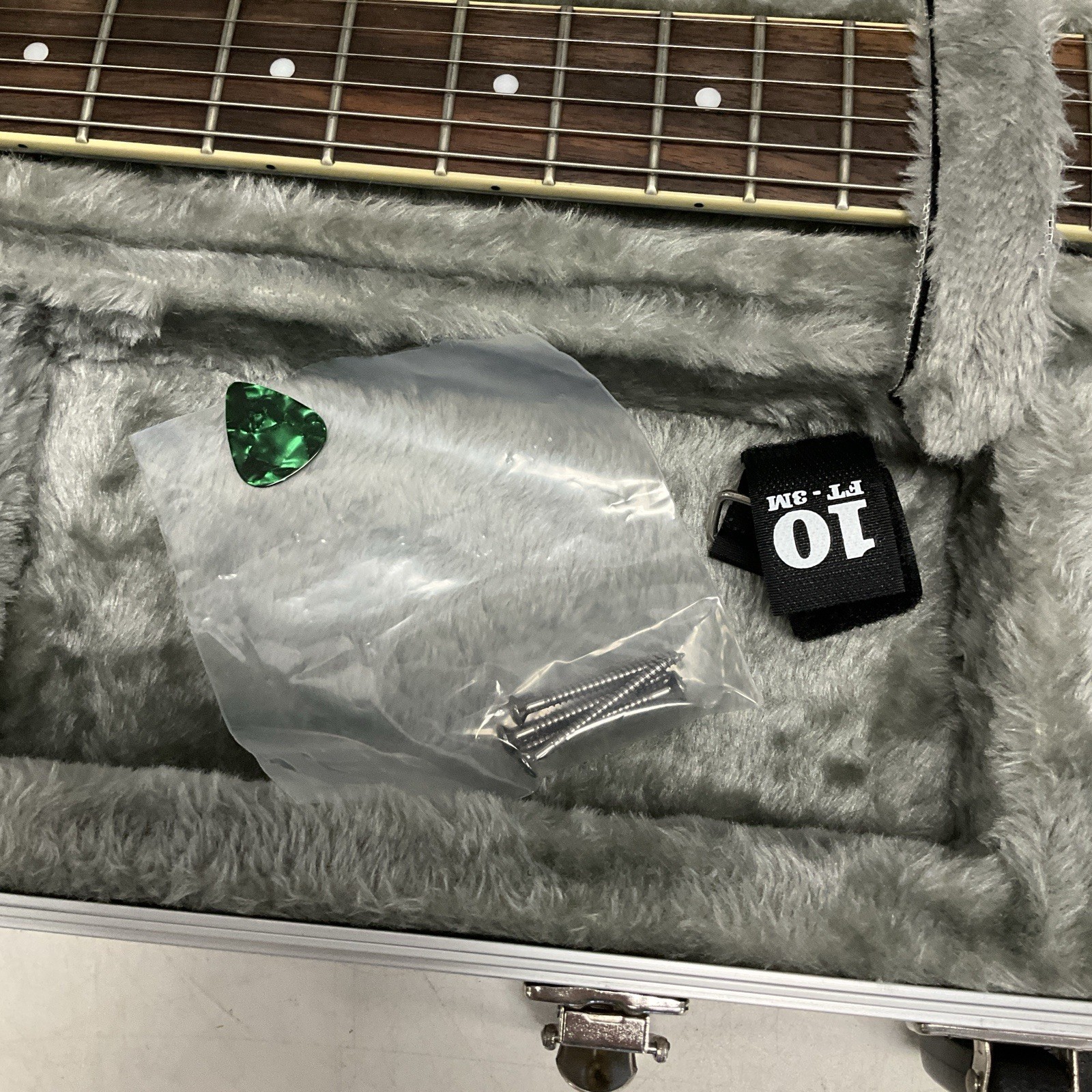 2003 PRS Paul Reed Smith Mark Tremonti SE Guitar Silver Road Runner Case Korea