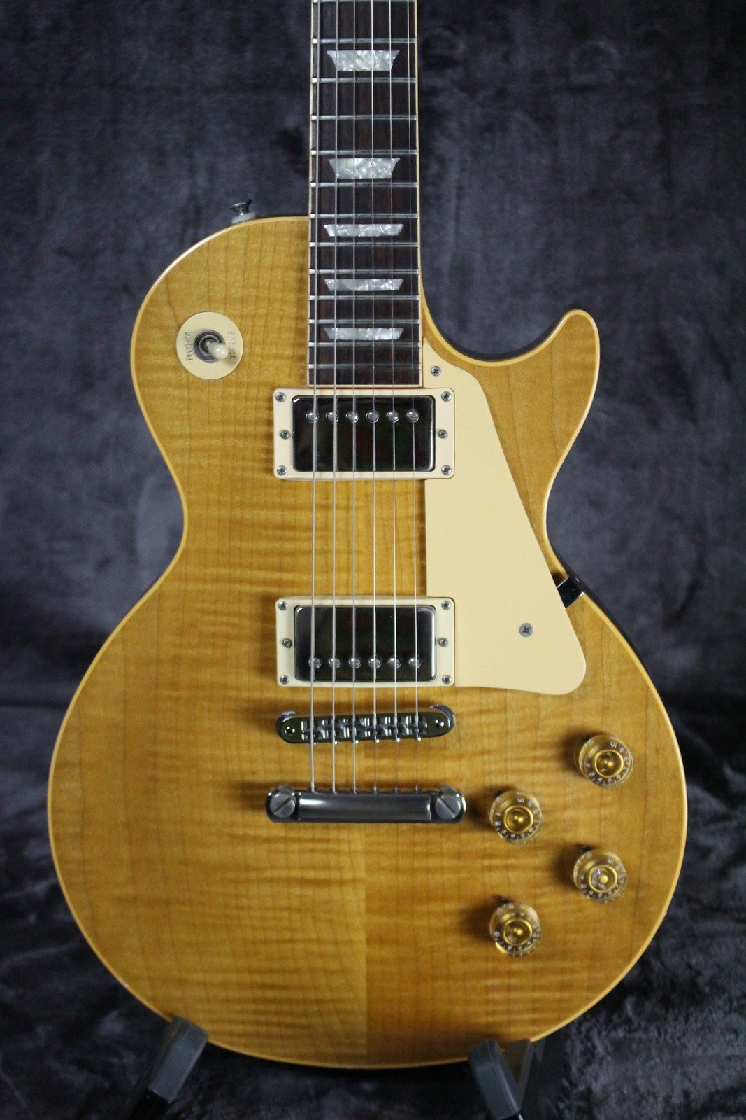 1984 Gibson Les Paul Standard Antique Natural 2-Piece Flame Maple Top w/ Tim…