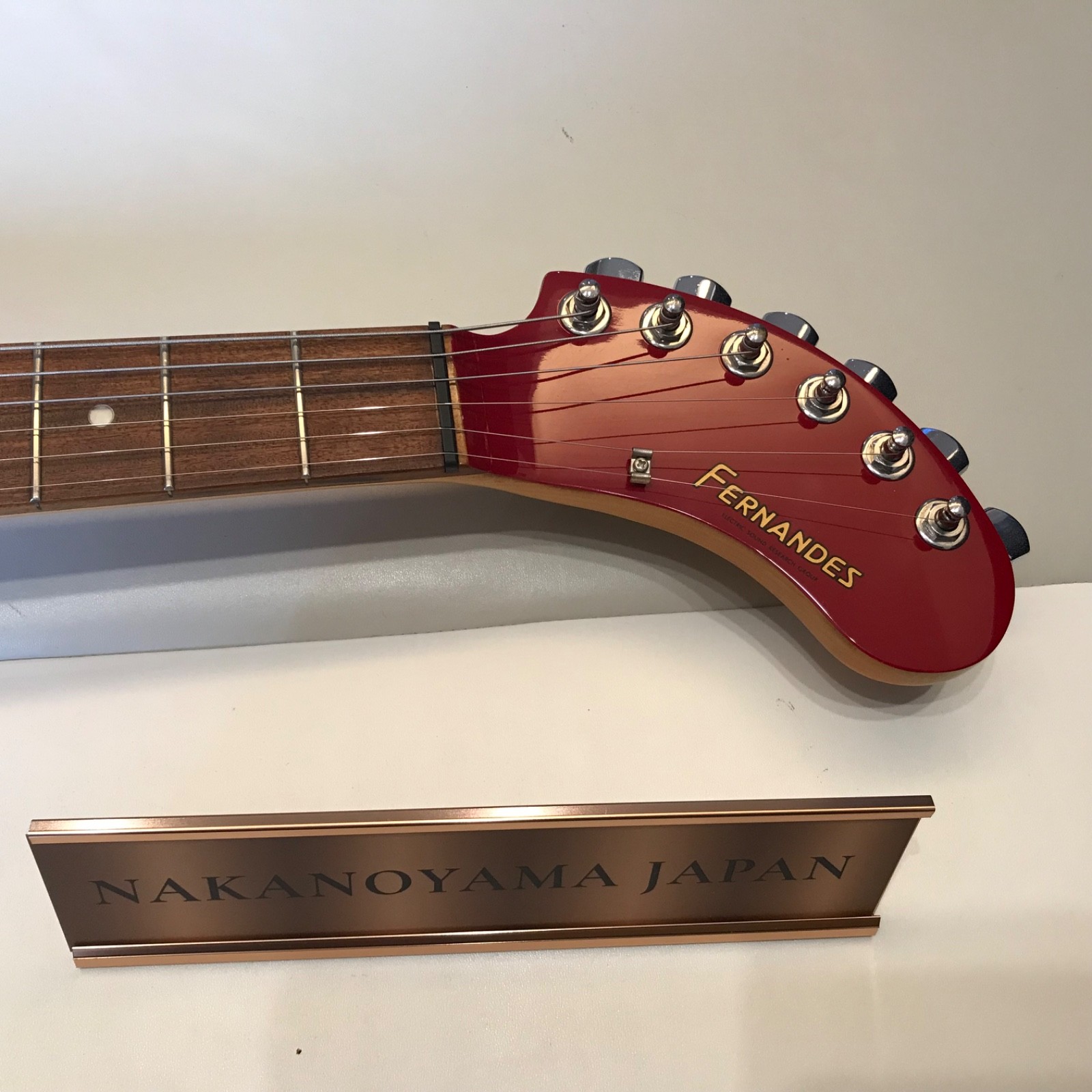 Fernandes ZO-3 NOMAD RED Built-in Amp travel guitar Worldwide Shipment From JP