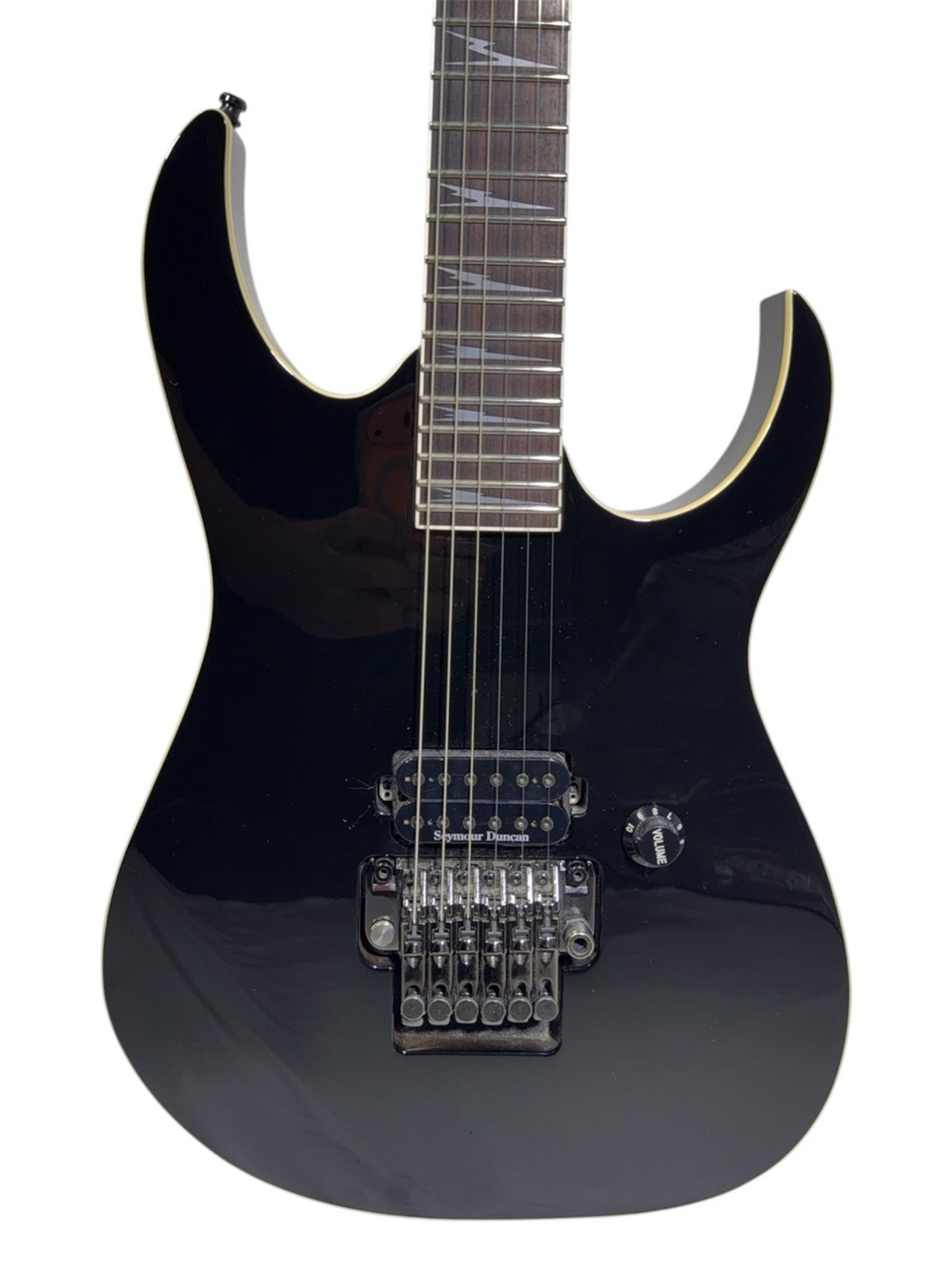 Ibanez RG2610Z Used Basswood Body Maple+Walnut Neck Black w/Hard Case