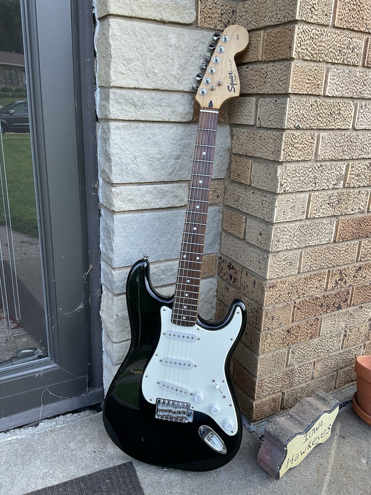 Vtg 2003 Squier Strat Affinity Good Player Large Headstock Ready To Plug In