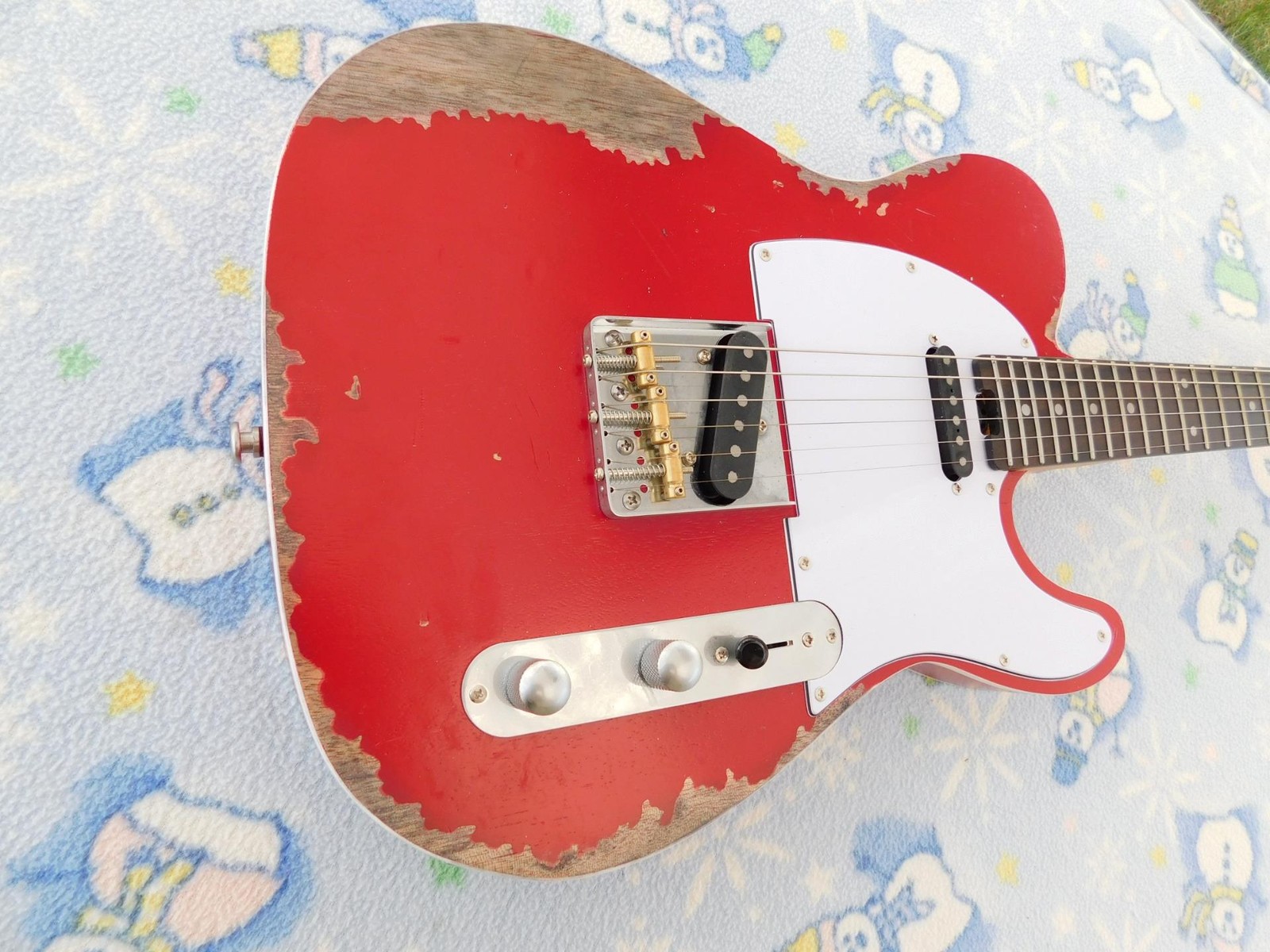 KGD Relic Tele, Roasted Neck,Alnico Pickups, Naked Neck Pickup,Capacitor Upgrade