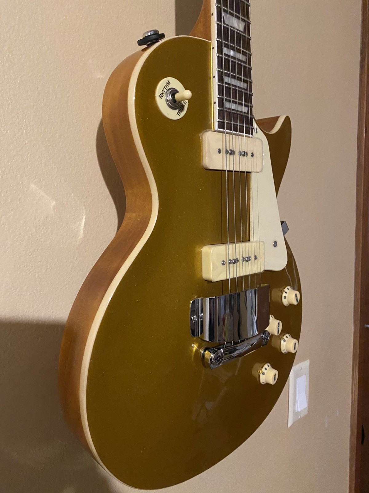 Gold Metallic (China Copy) Gibson Les Paul Custom
