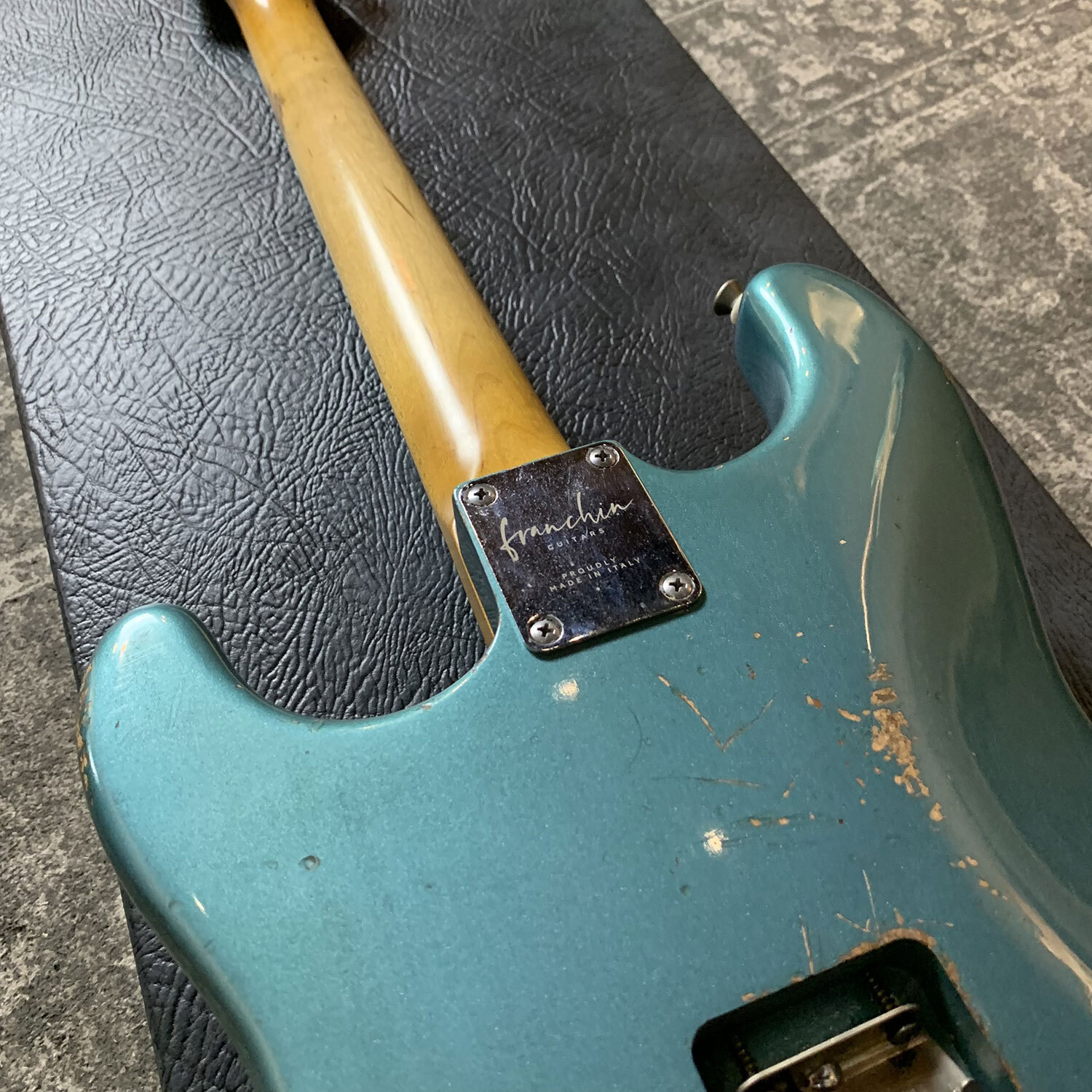 FRANCHIN Mercury guitar Paul Audia Signature Lake Placid Blue S-ty*MADE TO ORDER