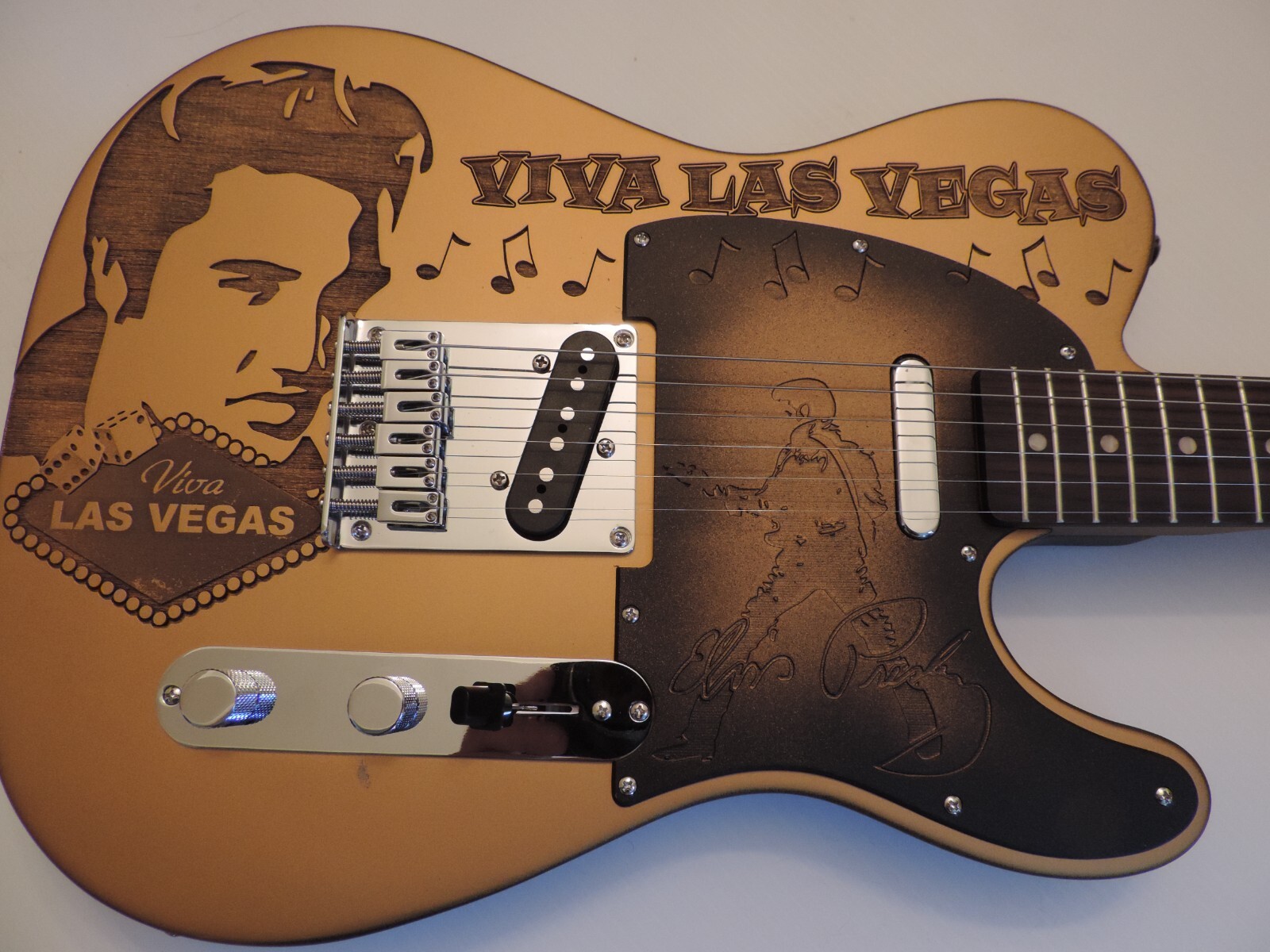 FENDER TELECASTER ELVIS PRESLEY VIVA LAS VEGAS DDCC CUSTOM GUITAR PRE ORDER.