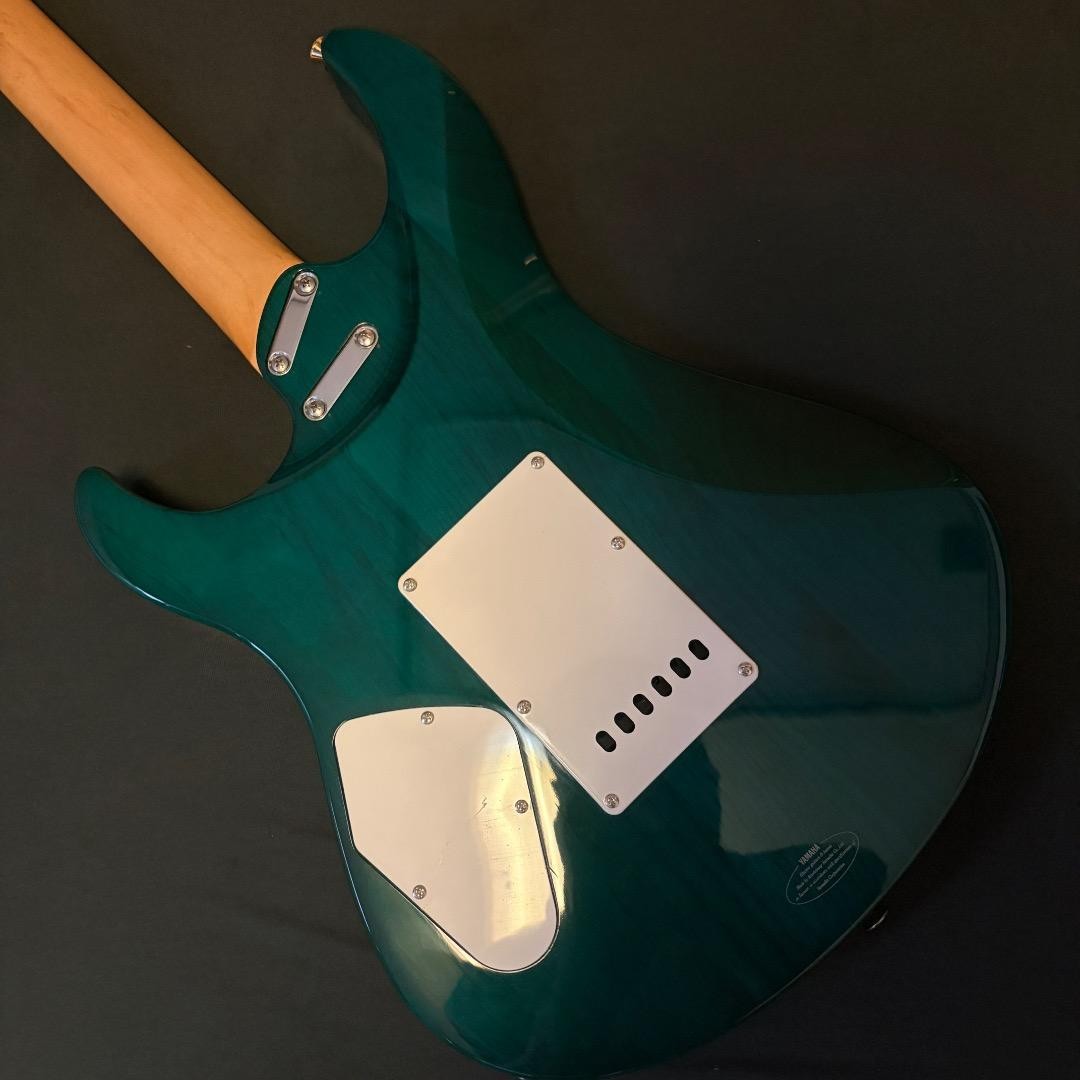 Electric Guitar Yamaha PAC604WH 1997 Emerald Green HSS Taiwan