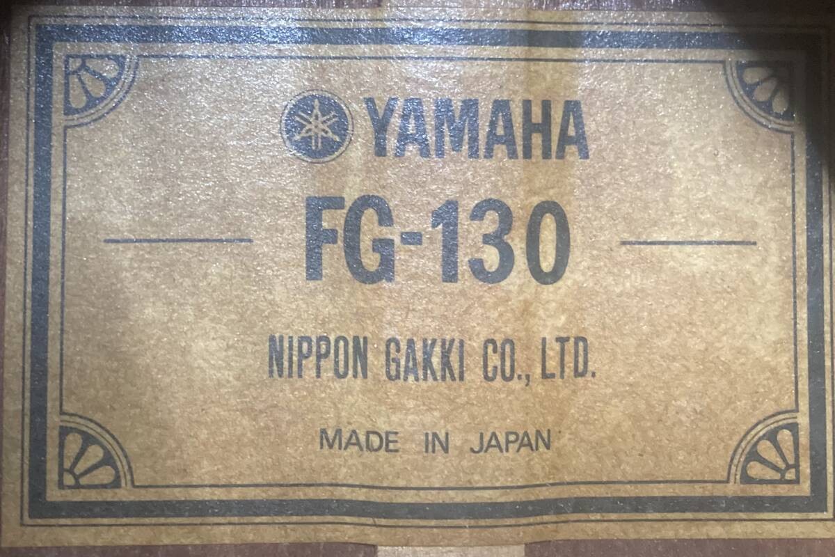 NIPPON Musical Instruments/Yamaha Folk Type Acoustic Guitar F-130 Green Label