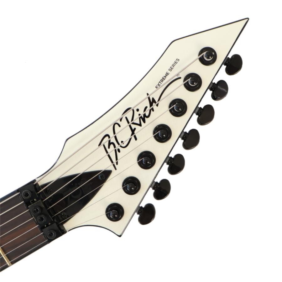 B.C.Rich WARLOCK EXTREME 7 with Floyd Rose Gloss White White Pearl 7-string