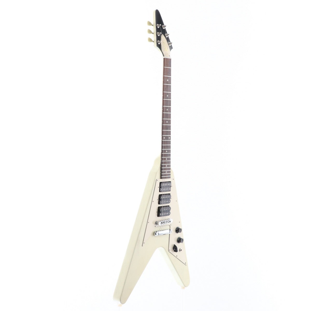 Gibson USA Flying V Faded 3 Pickups Worn White [009180600]