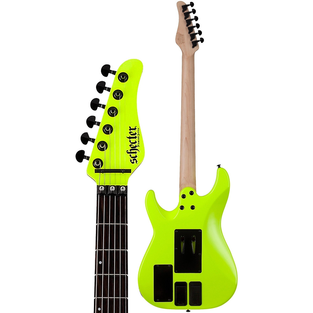 Schecter Sun Valley SS FRS Electric Guitar Birch Green Black Pickguard