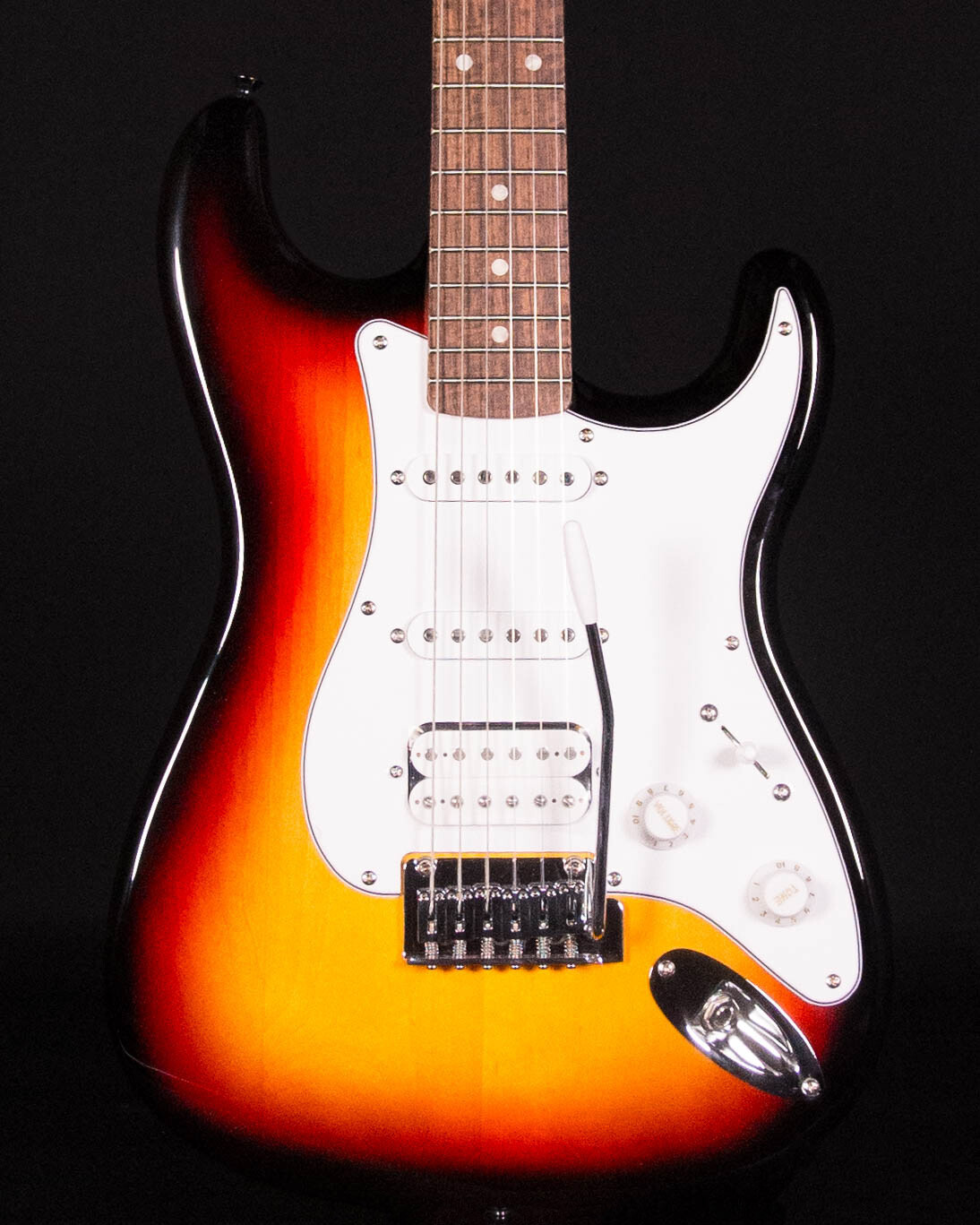 Squier Affinity Stratocaster Junior HSS, Laurel FB, 3-Color Sunburst