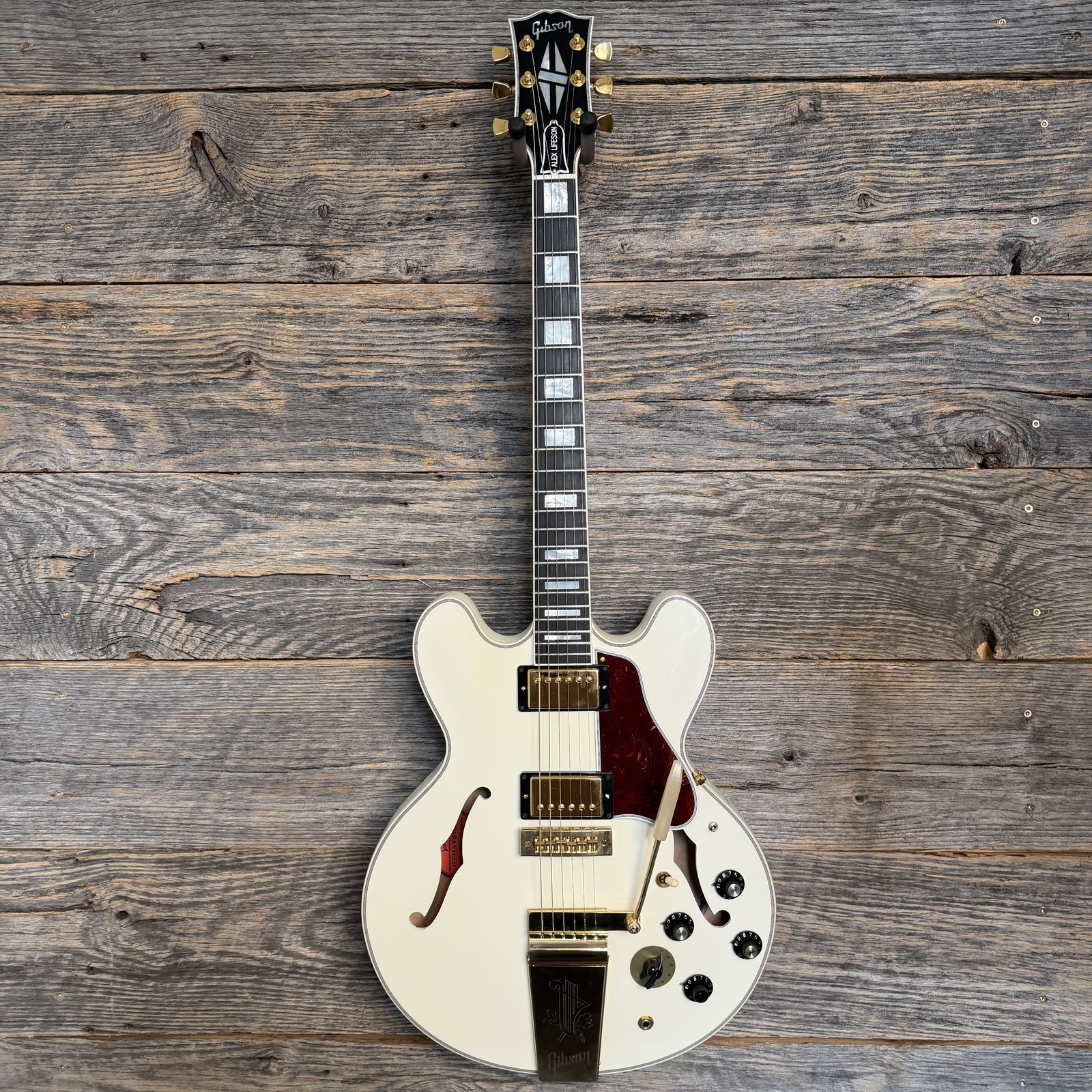Used Gibson Custom Shop Alex Lifeson “Inspired By” ES-355 2008 – Alpine White