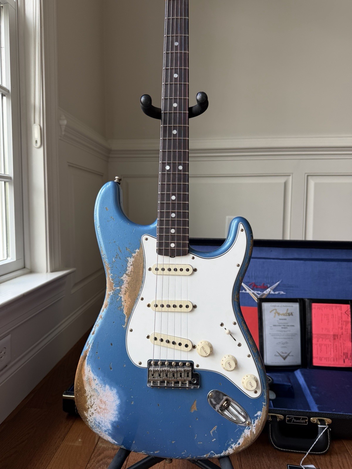 2025 Fender Custom Shop Stratocaster Pro SR25 Super Heavy Relic Lake Placid Blue