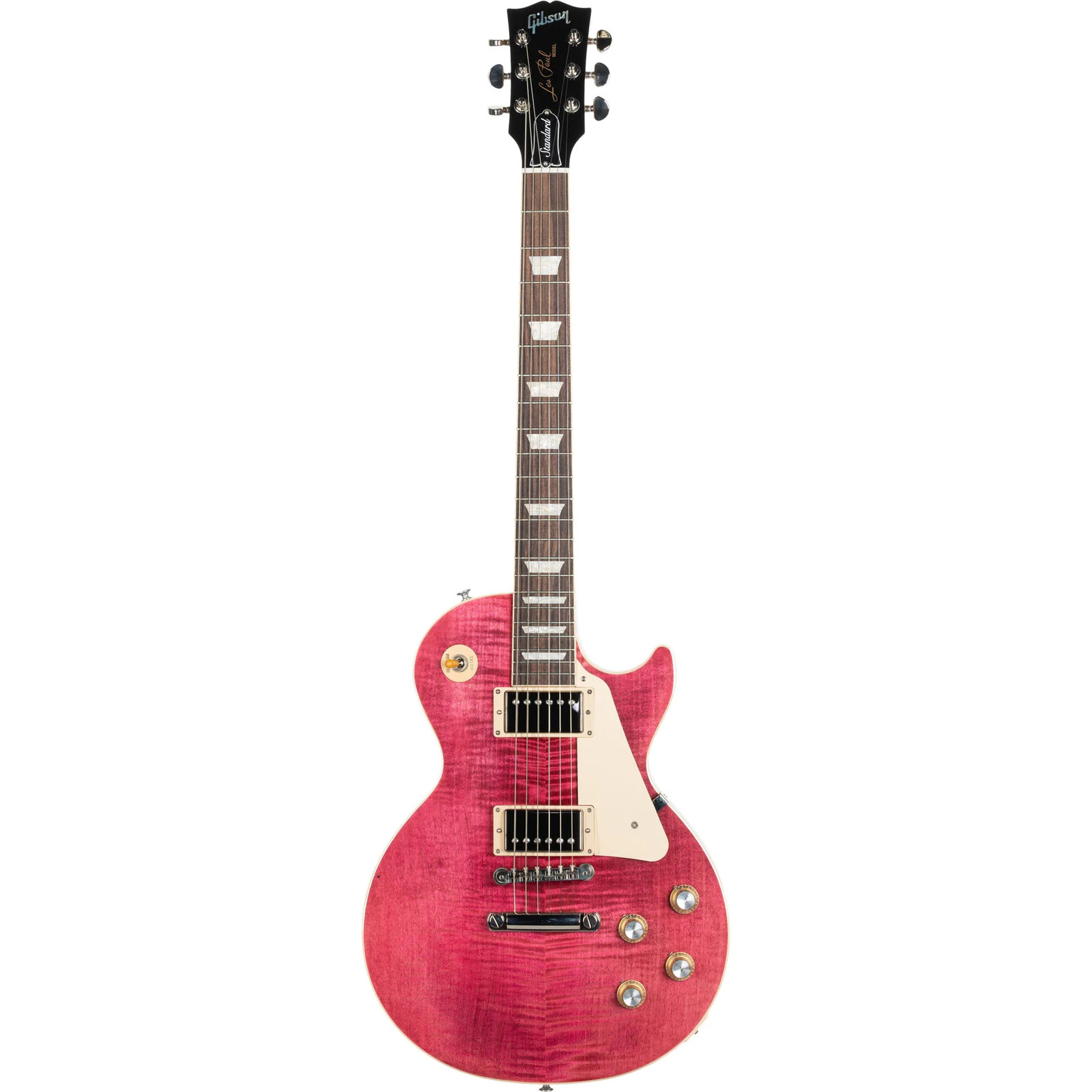 Gibson Les Paul Standard 60s Figured Top Electric Guitar – Translucent Fuchsia