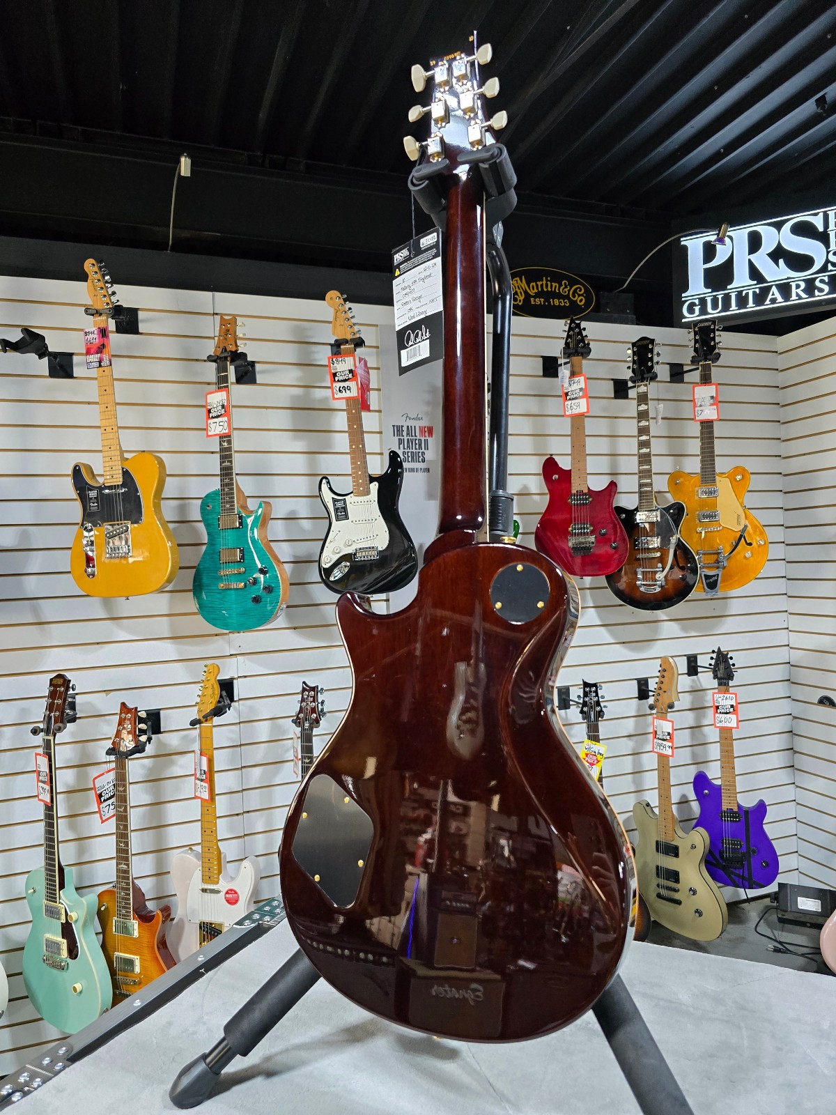 PRS Wood Library McCarty Singlecut 594 – Copperhead w/Paisley Case & PLEK*D #451