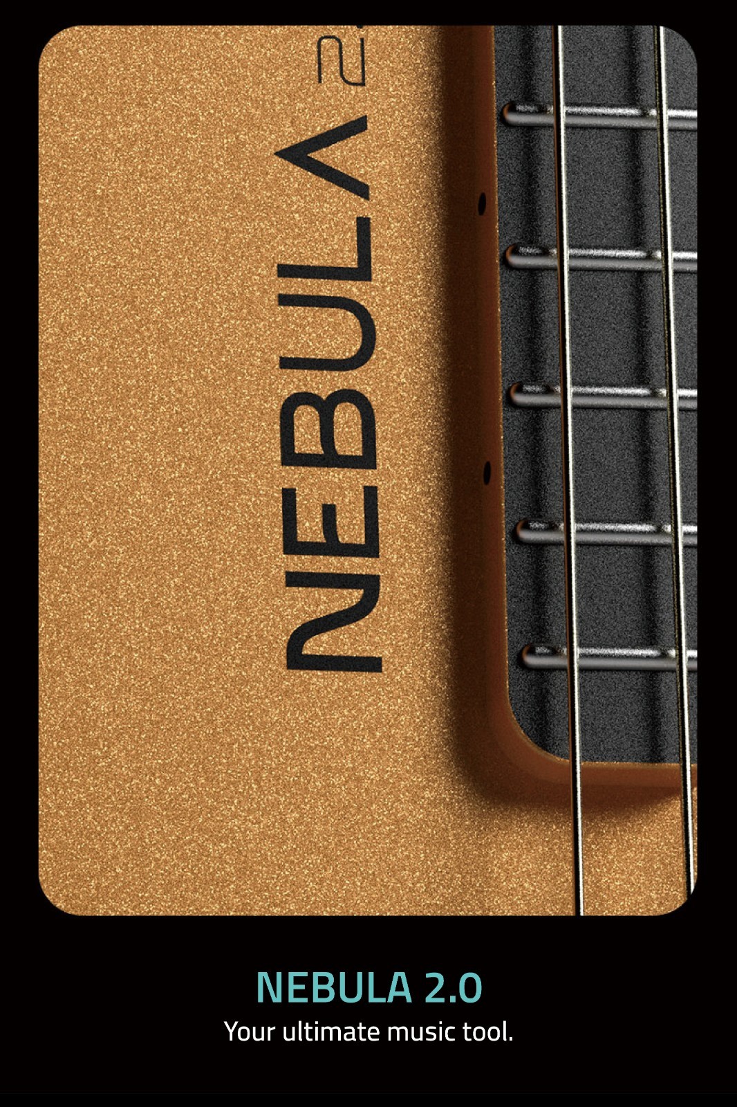 Natasha Nebula 2.0 Carbon Fiber Electric Guitar 15W HSS Pickups Looper SFX App
