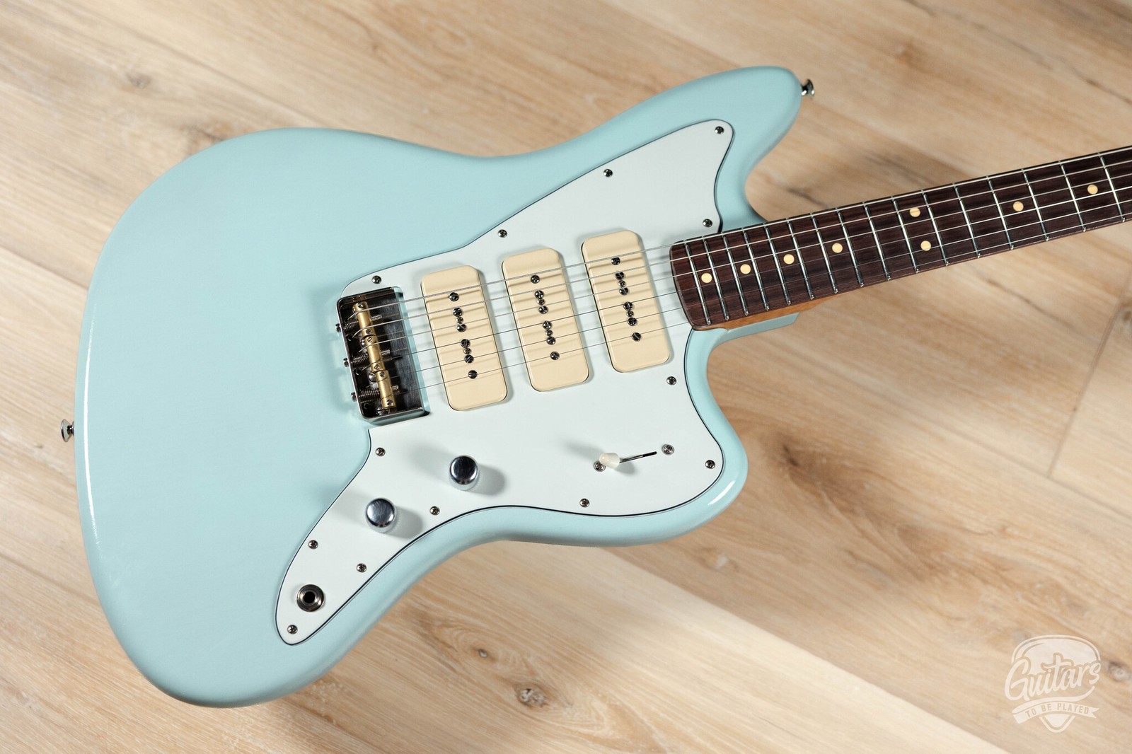 LsL Instruments Silverlake ERA Triple P-90 Guitar – Sonic Blue