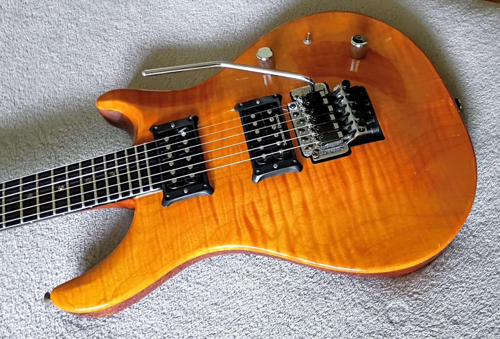 Washburn RS-10V 1987 (Korea) Mahogany/Flame Maple ~ Seymour Duncan ~ 600T ~OHSC