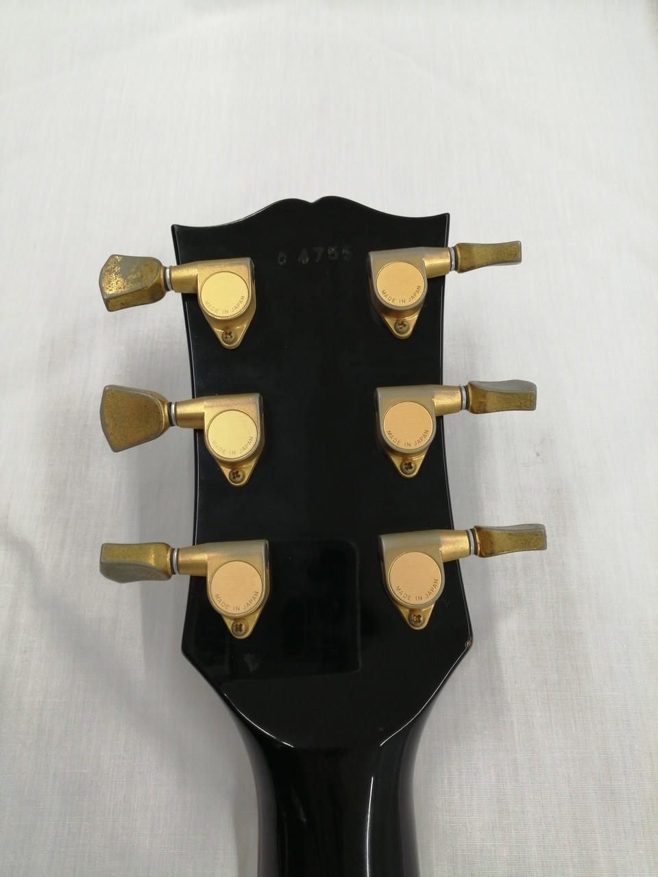 Greco Egw-800 Lp Custom Type Black Electric Guitar Made In Japan *Dzv27