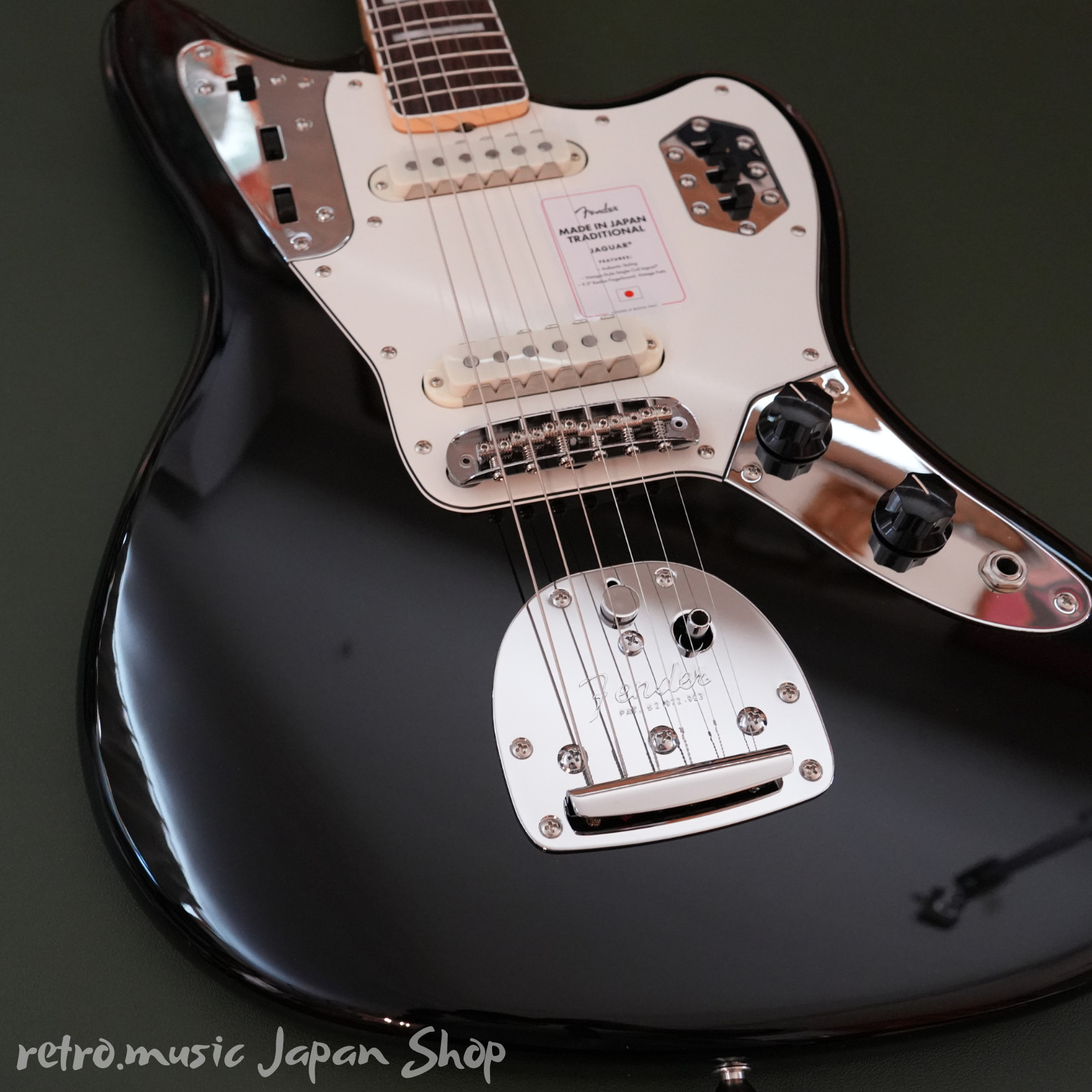 Fender Made in Japan Traditional Late 60s Jaguar Rosewood Black