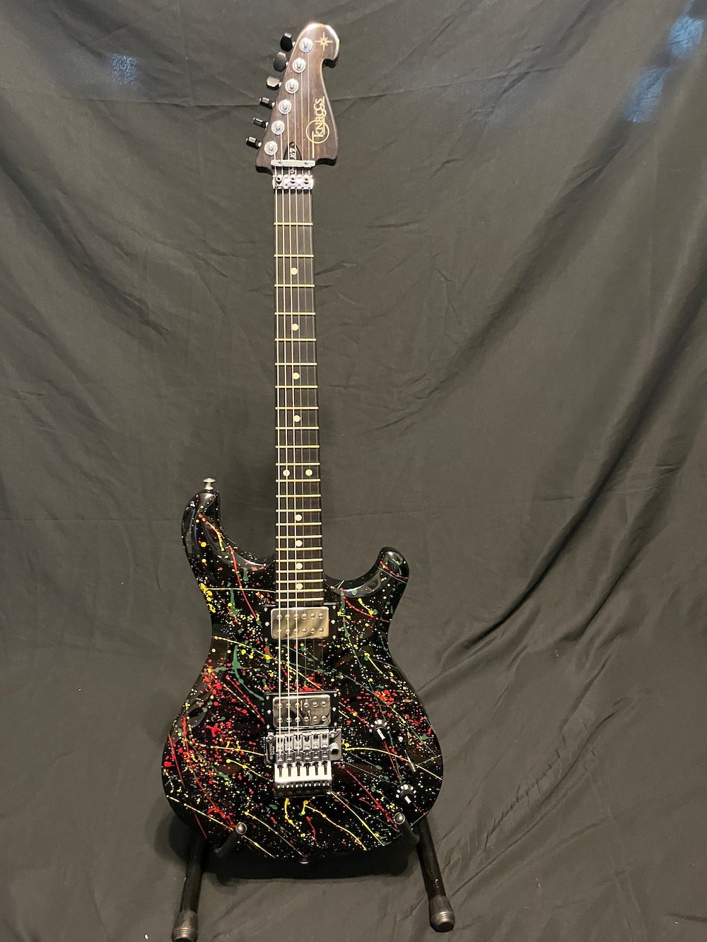 2023 Knaggs Severn XF Trembuck Black Splatter Guitar W/OHSC-MINT!