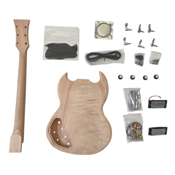 DIY Electric Guitar Kit Mahogany Body&Neck Rosewood Fingerboard