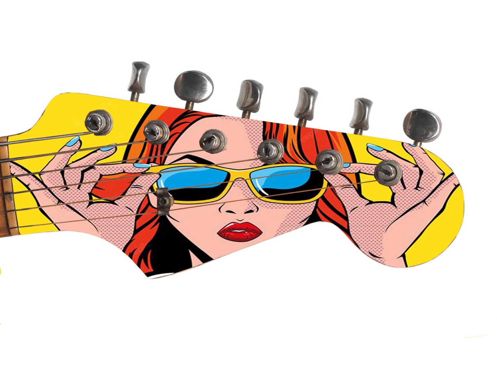 Guitar Skin Wrap Axe Re-Skin Pop Rock Molly Wannabe Groupie Girl – 1217