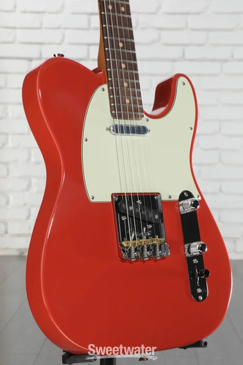 Fender American Professional II GT11 Telecaster Electric Guitar – Fiesta Red,