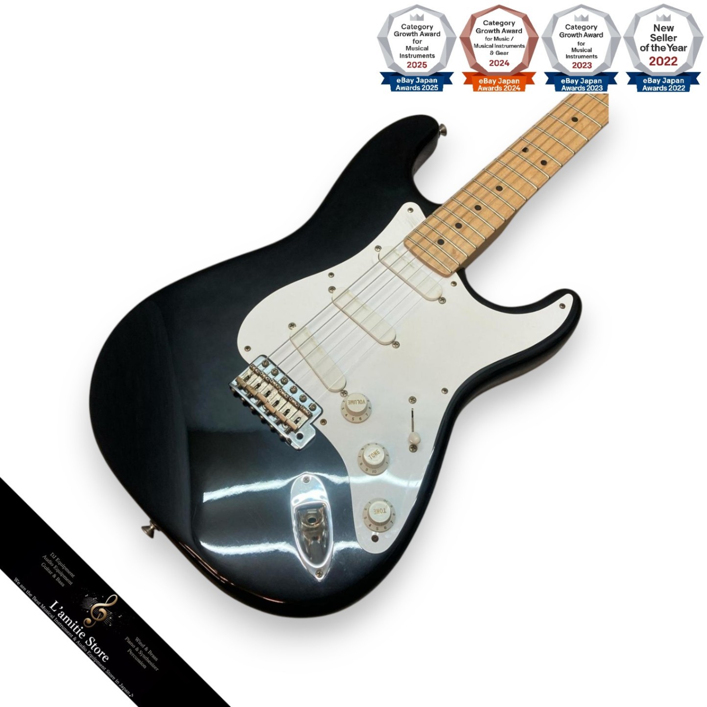 Fender Eric Clapton Blackie Stratocaster 1996 Signature Electric Guitar