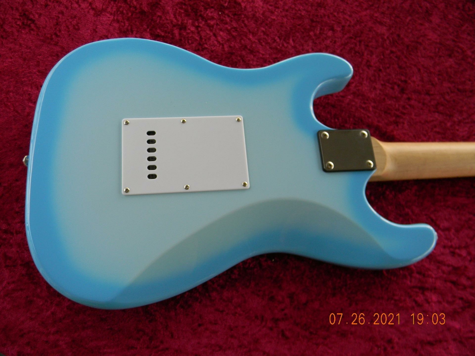 Indiana/Monoprice “Custom Shack ” Electric Guitar, Hot Pickups,Custom Wiring